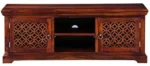 TV Entertainment Unit (Finish Color - Honey, Pre-assembled) - Image 3