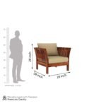 5 Seater Sofa set for living room home office | 3+1+1 sofa set 5 setaer - Image 5