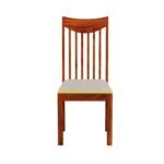 Chairs Set of 2 for Kitchen & Dining Room, Chairs with Cushion, Two Seats, Solid Sheesham Wood, Honey Finish - Image 5