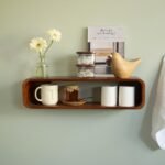 Wall Shelf, Home Decor Items Wall Mounted Book Shelf Shelves for Living Room, Kitchen & Bedroom Decoration Floating Wall Shelves Hanging Wall Mount Display - Image 8