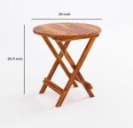 Portable Foldable 4 Seater Chair with Table Set - Image 2