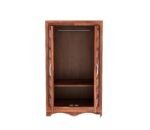 2 Door Wardrobe Organizer for Storage with 1 Shelves Storage & Hanging Space - Sheesham Wood Cupboard for Bedroom - Wooden Almirah Organizer for Clothes Storage - Image 4