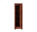 Wardrobe with 1 Drawwer Storage | Solid Wood Large Cupboard Storage Cabinet Natural Colour Finish (Shaker) - Image 6