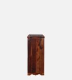 Bar Cabinet with Colourful Ceramic Tile Inlay, Double Door Storage, Traditional Design - Image 8
