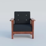 Wooden Sofa Set 5 Seater for Drawing Room - Image 5