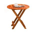 Dining Set Foldable 2 Chair and Round Table - Image 3