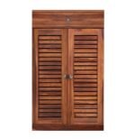 Shoe Storage Cabinet for Home, Shoe Rack with Seat & Door, Shoe Organizer, Shoe Rack for Home, Honey Matte Finish - Image 4
