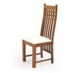 Dining Table 6 Seater with Chairs for Dining Room Dining Table 6 Seater Set (Brown, Natural Honey Finish) - Image 4