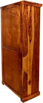 Solid Sheesham Wood 2 Door 2 Drawers Almirah/wardrobe/cupboard - Image 7