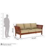 5 Seater Sofa set for living room home office | 3+1+1 sofa set 5 setaer - Image 2