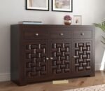 Sideboard Cabinet | 3 Door Cabinets & 3 Drawers for Living Room, Dining Room & Kitchen Storage