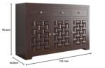 Sideboard Cabinet | 3 Door Cabinets & 3 Drawers for Living Room, Dining Room & Kitchen Storage - Image 2