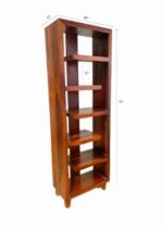HALF CUT Exclusive Premium Solid Sheesham Wood (Rosewood) Book Shelf/Display Unit HxWxD (72x30x12) inch - Image 3