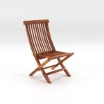 FOLDING TABLE SET 4 SEATER CHAIR - Image 7