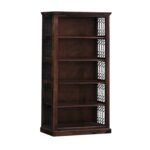 Bookshelf | Book Shelf Cabinet for Home & Office Living Room Furniture, Walnut Finish | Pre Assembled Bookshelf - Image 3