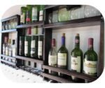 Bar Cabinet, Wall Mounted bar Cabinet, Wine Cellar Door Cup Bars, 20-22 Glass and 16-18 Bottle Holder Wine Rack (Big) - Image 5