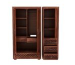 Wardrobe for Clothes Storage | Sheesham Wood 6-Drawer Wardrobe with 8 Shelves Storage | Solid Wood Large Cupboard Almirah Storage Cabinet for Your Living/Bedroom (Teak Finish) - Image 4