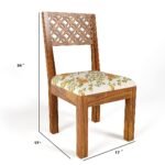 Dining Table(57x35) with 6 Chairs | 6 Seater Dining Set - Image 3