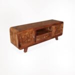 TV C. DIAMOND Retro TV Cabinet/Entertainment Unit with Storage, Natural Honey Oak Finish, Easy to Assemble - Image 5