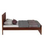 Niwar King Size Bed with Without Storage Wooden Double Bed Furniture Palang for Bedroom Living Room Home (Honey Finish) - Image 4