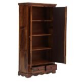 Wooden Almirah 2 door 2 drawer - Image 4