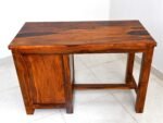Study Writing Table with 3 Storage Drawer for Study Room Living Room Hall Home Office Soild Sheesham Wood | Computer Laptop Table | Computer Desks | Brown - Image 6
