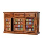 Sideboard Cabinet Storage 3 Door & 3 Drawer Cabinet - Image 6