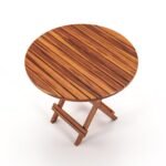 FOLDING TABLE SET 4 SEATER CHAIR - Image 6