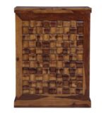 BAR Wine Cabinet in Provincial Teak Finish (Brown) - Image 7
