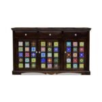 Sideboard Tv Cabinet for Living Room | Free Standing Tv Unit with 3 Drawer & 3 Door Cabinet Storage - Image 8