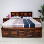 8 DILLA BED Solid Wood King Box Bed - Image 8