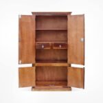 Diamond Cut 4 Door Almirah/Wardrobe/Cabinet with Storage of 4 Shelves and 2 Drawers, Pre-Assembled (Natural Honey Finish) (Honey Finish ) - Image 8