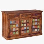 Sideboard Cabinet Storage 3 Door & 3 Drawer Cabinet - Image 3