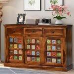 Sideboard Cabinet Storage 3 Door & 3 Drawer Cabinet