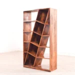 Dakota Display Unit cum Book Shelf in Teak Finish - Image 4