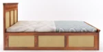 King Size Sheesham Wood Bed for Bedroom with 2 Years Warranty | Office Furniture | Living Room Cot | Wooden Bed | Daybed |Traditional Beds | Bedroom Furniture | - Image 5