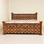 Prumin Quality King Size bed with Storage Solid Wood King Box Bed, 210.058 cm x 160.02 cm (6.89 ft x 5.25 ft) (Finish Color - Honey Finish, Delivery Condition - DIY(Do-It-Yourself))