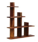 Floating Book Shelf in Provincial Teak Finish - Image 5