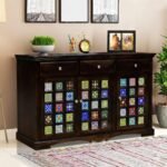 Sideboard Tv Cabinet for Living Room | Free Standing Tv Unit with 3 Drawer & 3 Door Cabinet Storage