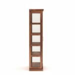 Crockery Cabinet | Wooden Book Shelf Cabinet with Storage Rack with Door for Home. (2 Door, Honey) - Image 6