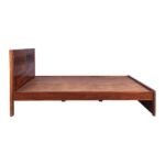 Amara Sheesham Wood(Rosewood) Queen Bed in Honey Colour - Image 5