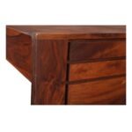 Amara Sheesham Wood(Rosewood) Queen Bed in Honey Colour - Image 9
