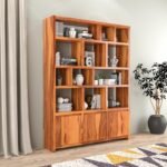 BOOKSHELF | Bookcase for Living Room/Bedroom (Honey)