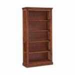 Bookshelf | Book Cabinet 5 Tier Books Rack for Study Room Multipurpose Open Shelf for Home, Office, School (Natural Finish) - Image 3