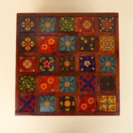 Athangudi Aura Mango Wood Stool - Image 4